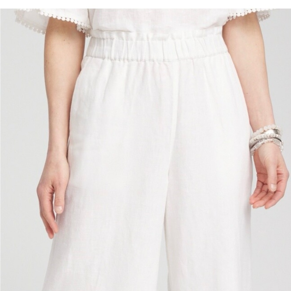 Chicos Linen Culottes,NWT,Sz 1 (US 8)